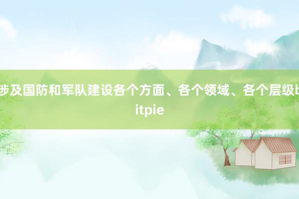 涉及国防和军队建设各个方面、各个领域、各个层级bitpie