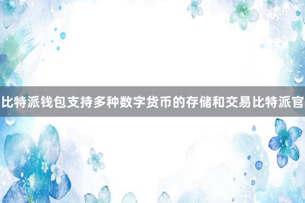 比特派钱包支持多种数字货币的存储和交易比特派官