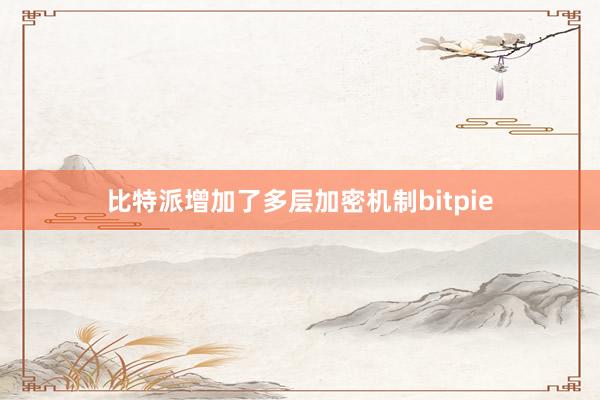 比特派增加了多层加密机制bitpie