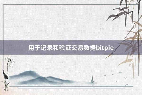 用于记录和验证交易数据bitpie