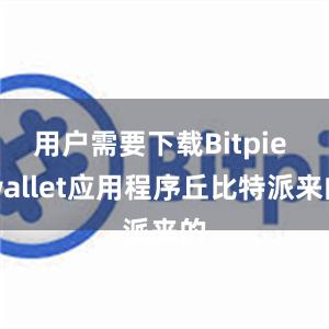 用户需要下载Bitpie wallet应用程序丘比特派来的