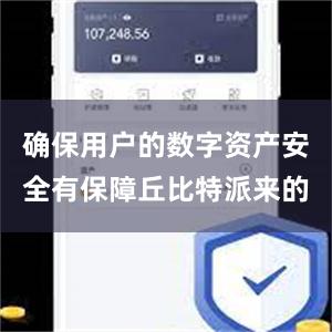 确保用户的数字资产安全有保障丘比特派来的