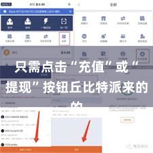 只需点击“充值”或“提现”按钮丘比特派来的