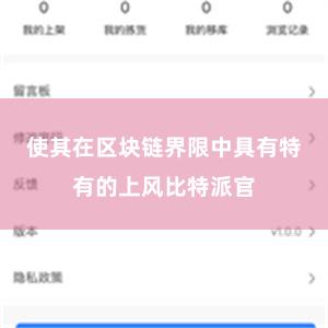 使其在区块链界限中具有特有的上风比特派官